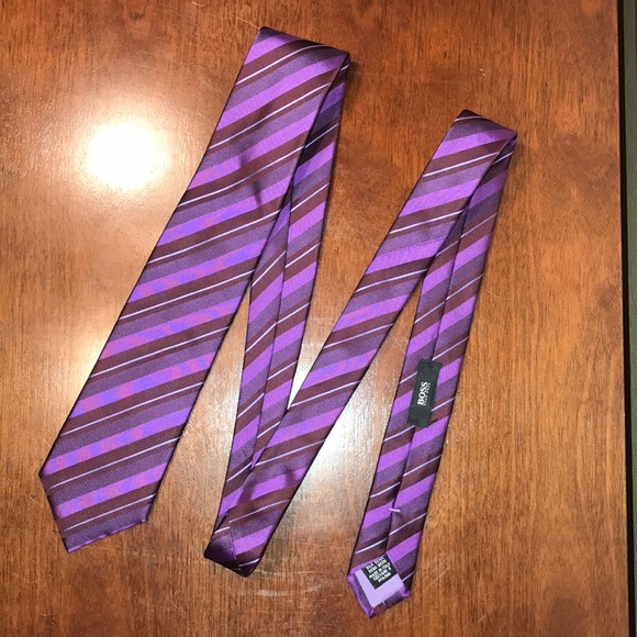 Boss by Hugo Boss 100% Silk Necktie, EUC! - Picture 2 of 7